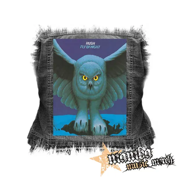 RUSH - Fly By Night - chrbtová nášivka (36 x 27 cm)