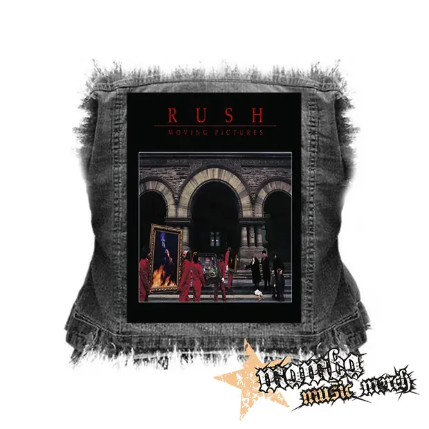 RUSH - Moving Pictures - chrbtová nášivka (36 x 27 cm)