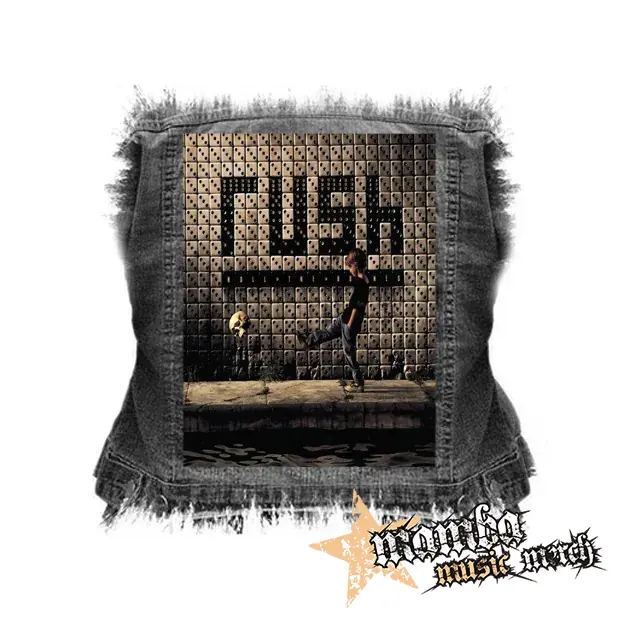 RUSH - Roll The Bones - chrbtová nášivka (36 x 27 cm)