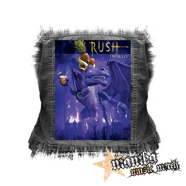 RUSH - Rush In Rio - chrbtová nášivka (36 x 27 cm)
