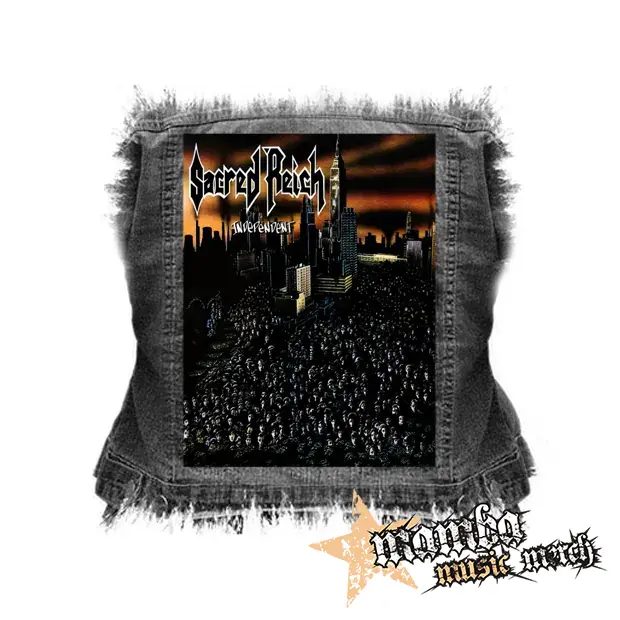 SACRED REICH - Independent - chrbtová nášivka (36 x 27 cm)