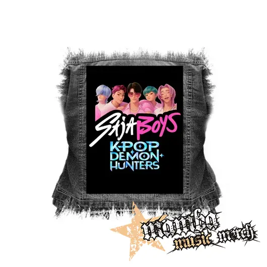 SAJA BOYS - Kpop Demon Hunters - chrbtová nášivka (36 x 27 cm)
