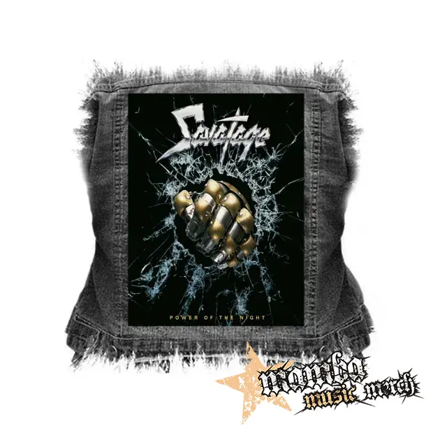 SAVATAGE - Power of the Night - chrbtová nášivka (36 x 27 cm)