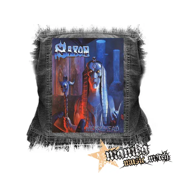 SAXON - Metalhead - chrbtová nášivka (36 x 27 cm)