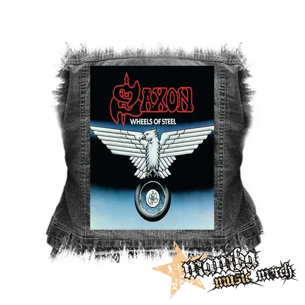 SAXON - Wheels Of Steel - chrbtová nášivka (36 x 27 cm)