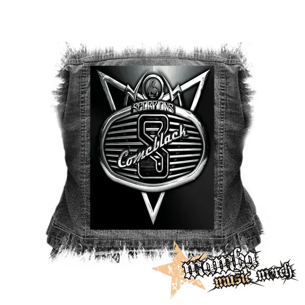 SCORPIONS - Comeblack - chrbtová nášivka (36 x 27 cm)