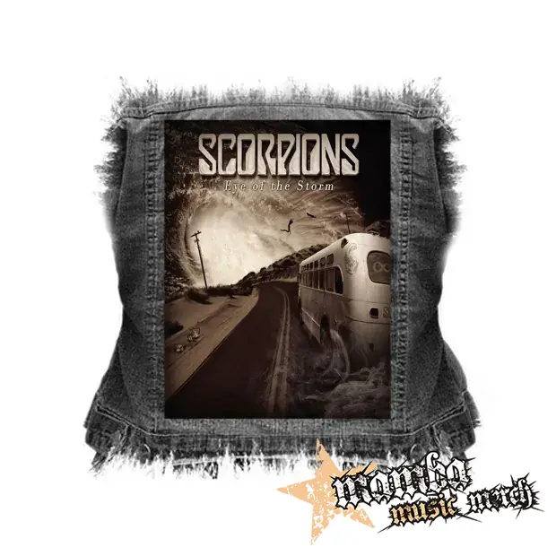 SCORPIONS - Eye Of The Storm - chrbtová nášivka (36 x 27 cm)
