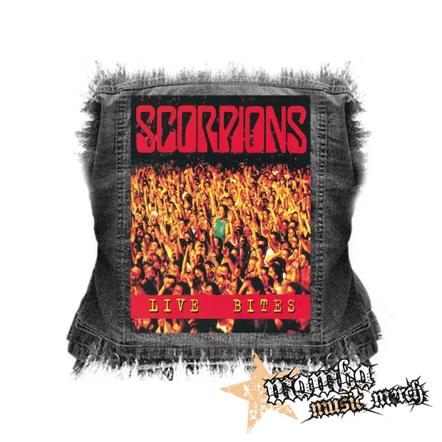 SCORPIONS - Live Bites - chrbtová nášivka (36 x 27 cm)