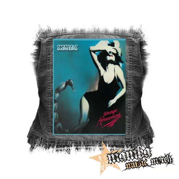 SCORPIONS - Savage Amusement - chrbtová nášivka (36 x 27 cm)
