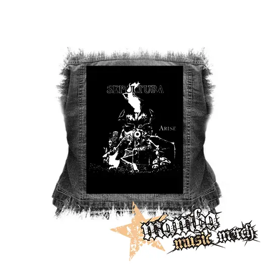 SEPULTURA - Arise White - chrbtová nášivka (36 x 27 cm)