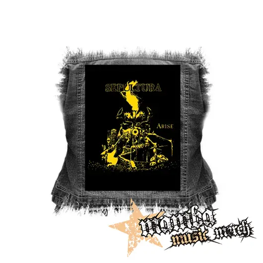 SEPULTURA - Arise Yellow Cult - chrbtová nášivka (36 x 27 cm)