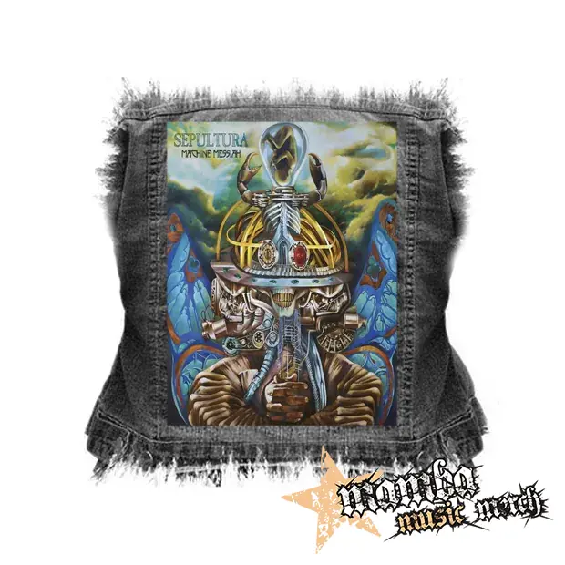 SEPULTURA - Machine Messiah - chrbtová nášivka (36 x 27 cm)