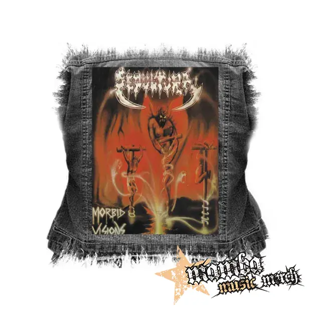 SEPULTURA - Morbid Visions - chrbtová nášivka (36 x 27 cm)