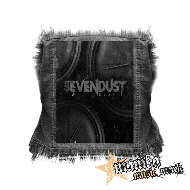 SEVENDUST - Black - chrbtová nášivka (36 x 27 cm)