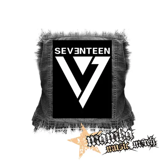 SEVENTEEN - Logo - chrbtová nášivka (36 x 27 cm)