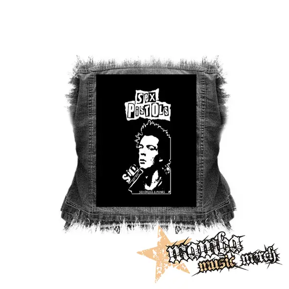 SEX PISTOLS - Sid Vicious - chrbtová nášivka (36 x 27 cm)