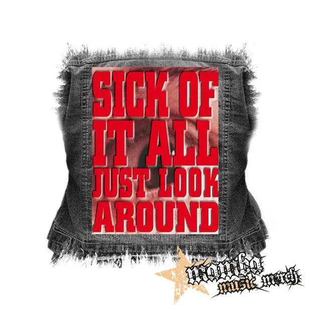 SICK OF IT ALL - Just Look Around - chrbtová nášivka (36 x 27 cm)