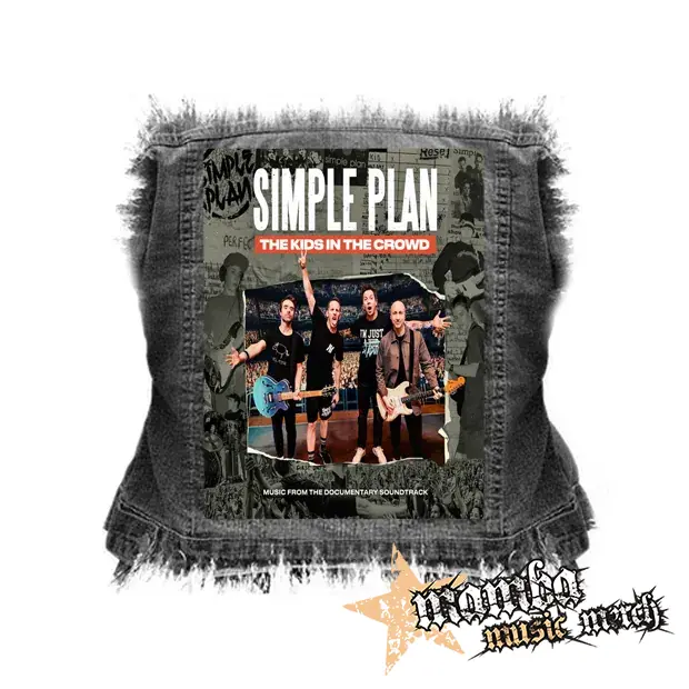 SIMPLE PLAN - The Kids In The Crowd - Music From The Documentary - chrbtová nášivka (36 x 27 cm)
