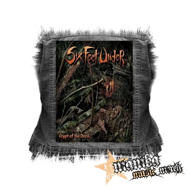 SIX FEET UNDER - Crypt of the Devil - chrbtová nášivka (36 x 27 cm)