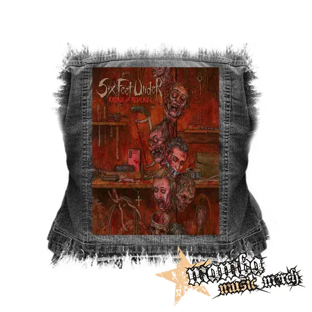 SIX FEET UNDER - Killing for Revenge - chrbtová nášivka (36 x 27 cm)