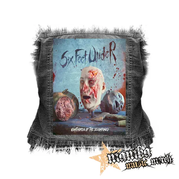 SIX FEET UNDER - Nightmares of the Decomposed - chrbtová nášivka (36 x 27 cm)