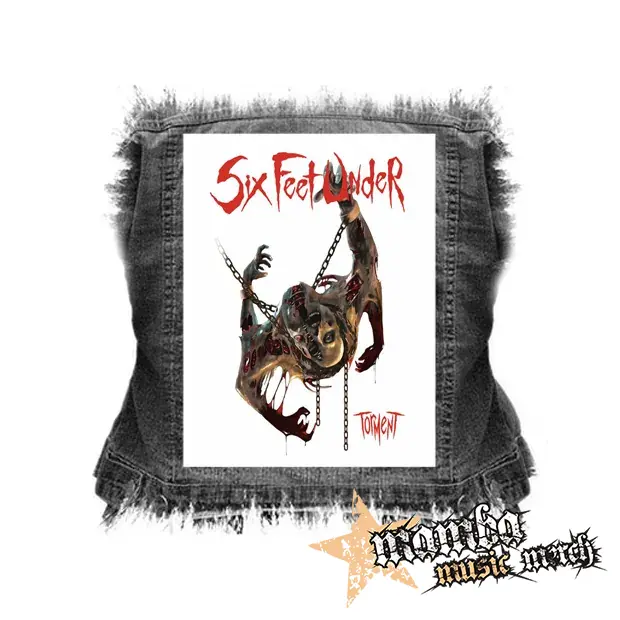 SIX FEET UNDER - Torment - chrbtová nášivka (36 x 27 cm)
