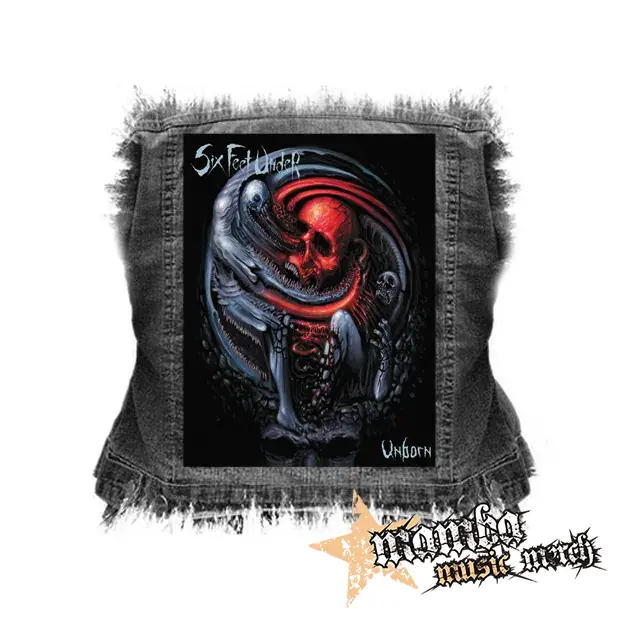 SIX FEET UNDER - Unborn - chrbtová nášivka (36 x 27 cm)