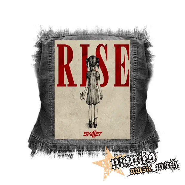 SKILLET - Rise - chrbtová nášivka (36 x 27 cm)