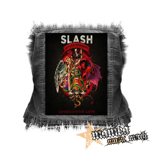 SLASH - Apocalyptic Love - chrbtová nášivka (36 x 27 cm)