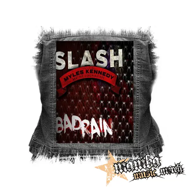 SLASH - Bad Rain - chrbtová nášivka (36 x 27 cm)