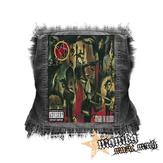 SLAYER - Reign In Blood - chrbtová nášivka (36 x 27 cm)