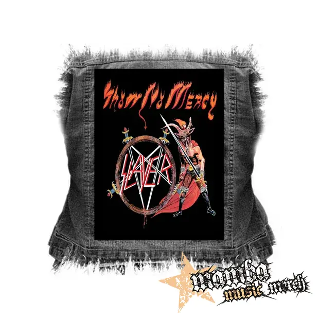 SLAYER - Show No Mercy - chrbtová nášivka (36 x 27 cm)