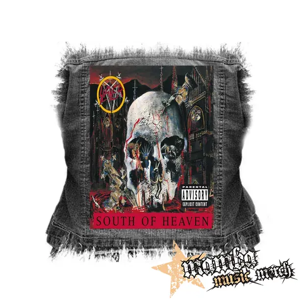 SLAYER - South Of Heaven - chrbtová nášivka (36 x 27 cm)