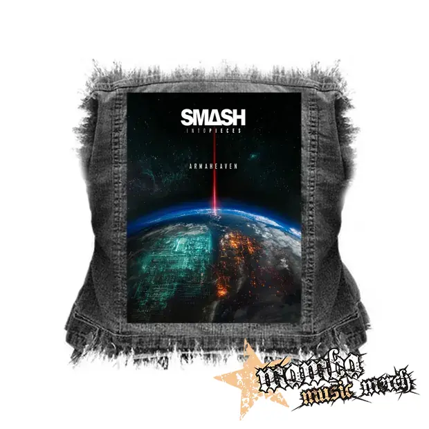 SMASH INTO PIECES - ARMAHEAVEN - chrbtová nášivka (36 x 27 cm)