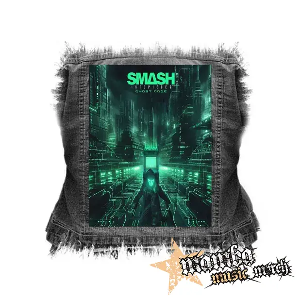 SMASH INTO PIECES - Ghost Code - chrbtová nášivka (36 x 27 cm)
