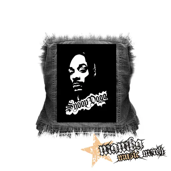 SNOOP DOGG - Logo & Portrait - chrbtová nášivka (36 x 27 cm)