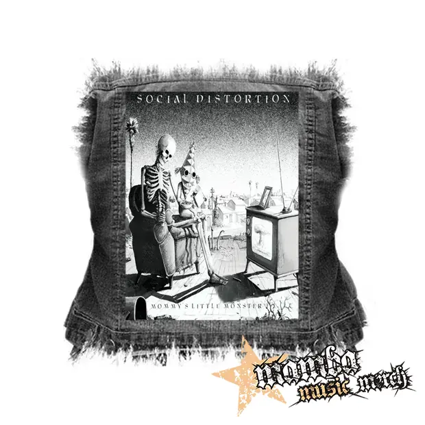 SOCIAL DISTORTION - Mommy's Little Monster - chrbtová nášivka (36 x 27 cm)