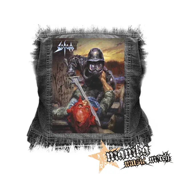 SODOM - 40 Years at War - chrbtová nášivka (36 x 27 cm)