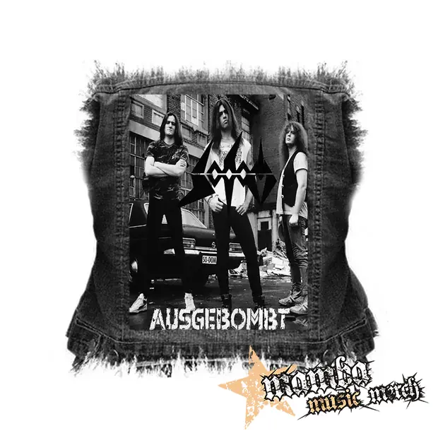 SODOM - Ausgebombt - chrbtová nášivka (36 x 27 cm)