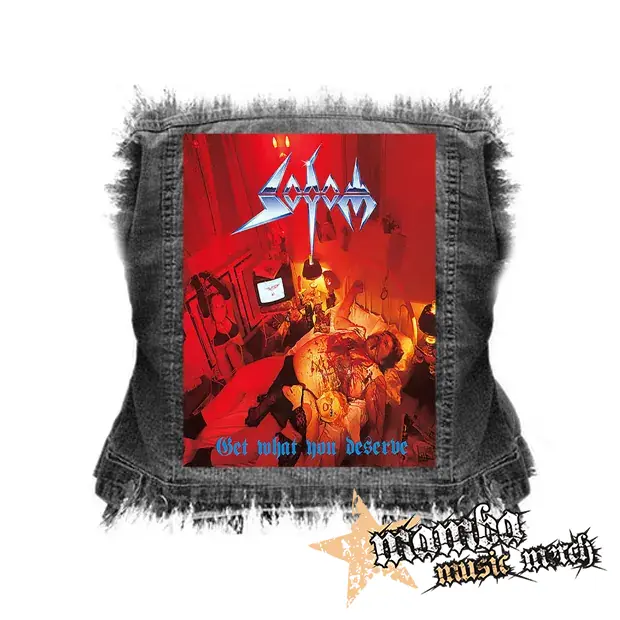 SODOM - Get What You Deserve - chrbtová nášivka (36 x 27 cm)