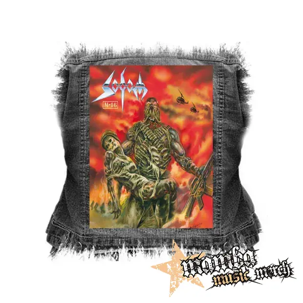 SODOM - M-16 - chrbtová nášivka (36 x 27 cm)