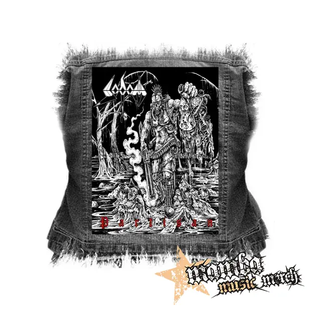 SODOM - Partisan - chrbtová nášivka (36 x 27 cm)