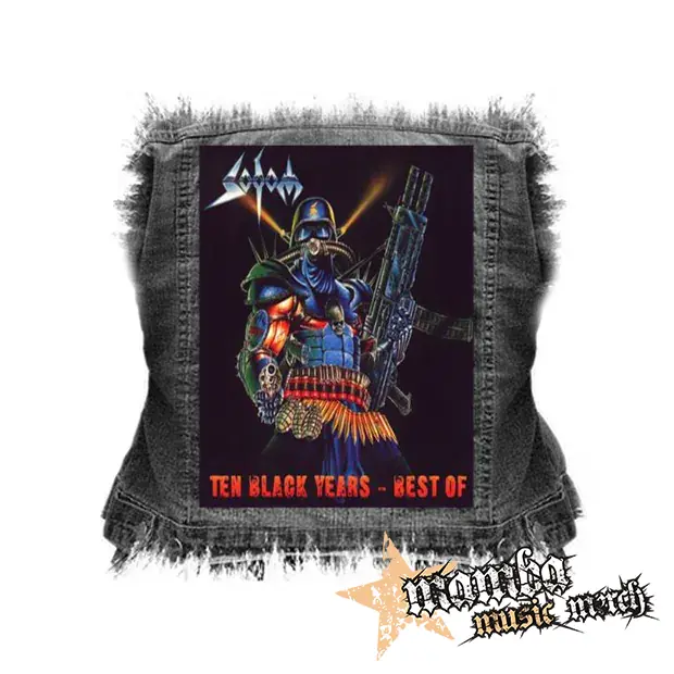 SODOM - Ten Black Years - chrbtová nášivka (36 x 27 cm)