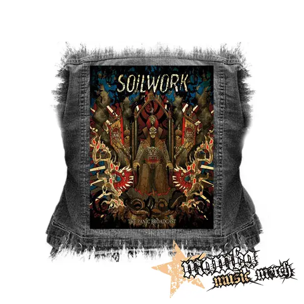 SOILWORK - The Panic Broadcast - chrbtová nášivka (36 x 27 cm)