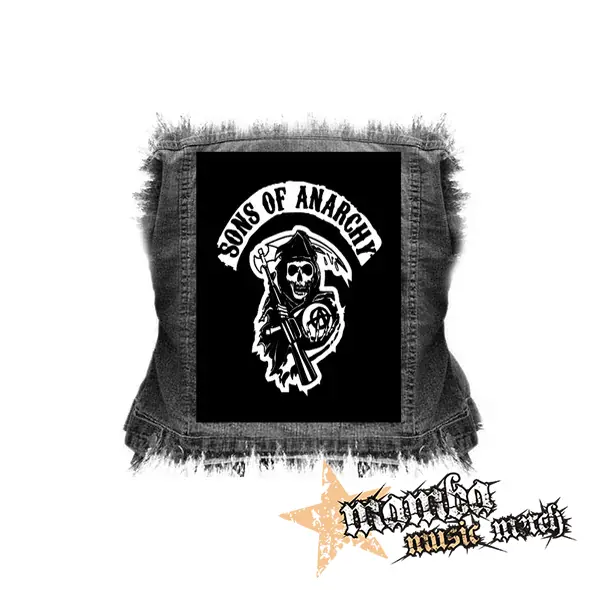 SONS OF ANARCHY - Reaper - chrbtová nášivka (36 x 27 cm)