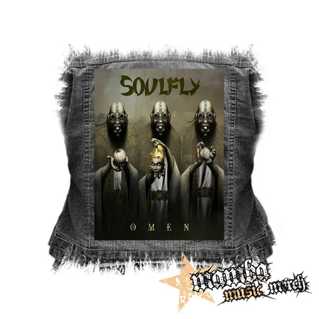 SOULFLY - Omen Motive 2 - chrbtová nášivka (36 x 27 cm)