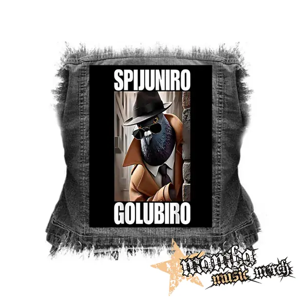 SPIJUNIRO GOLUBIRO - Motive 2 - chrbtová nášivka (36 x 27 cm)