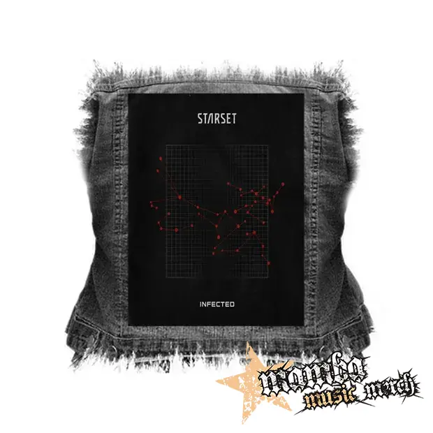 STARSET - Infected - chrbtová nášivka (36 x 27 cm)