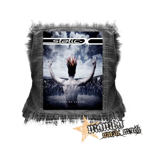 STATIC-X - Cult oF Static - chrbtová nášivka (36 x 27 cm)