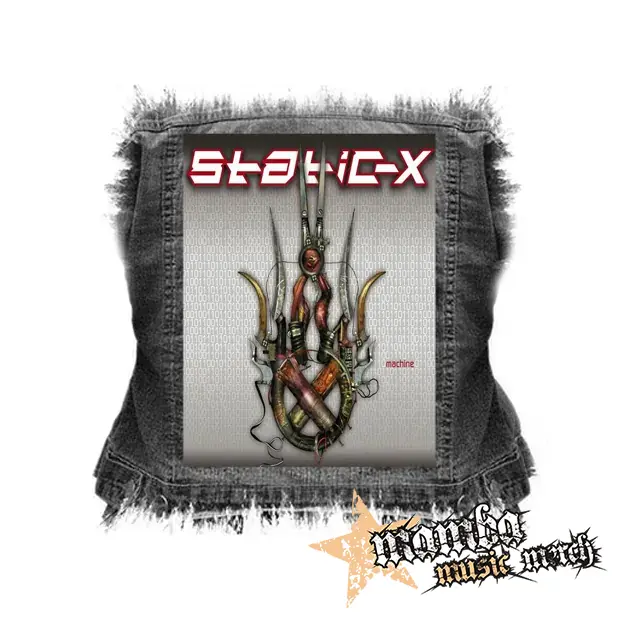 STATIC-X - Machine - chrbtová nášivka (36 x 27 cm)